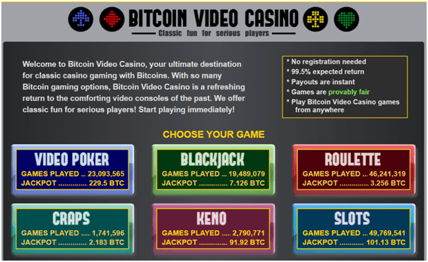 Bitcoin Video Casino