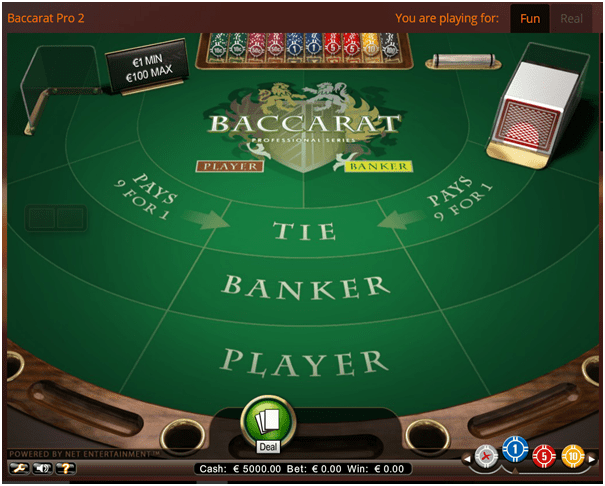 Baccarat- How to play