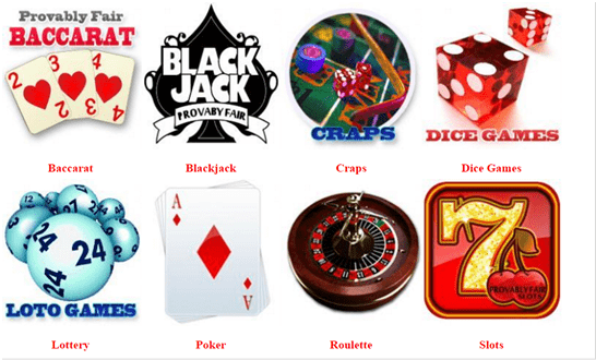 Provably Fair casino games