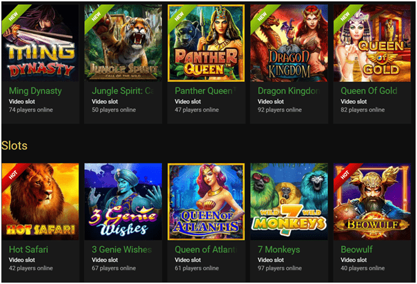 Games at Rich Casino