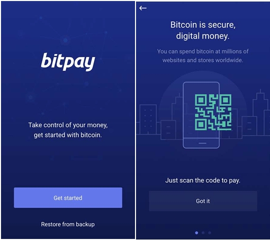 Bitcoin wallet app