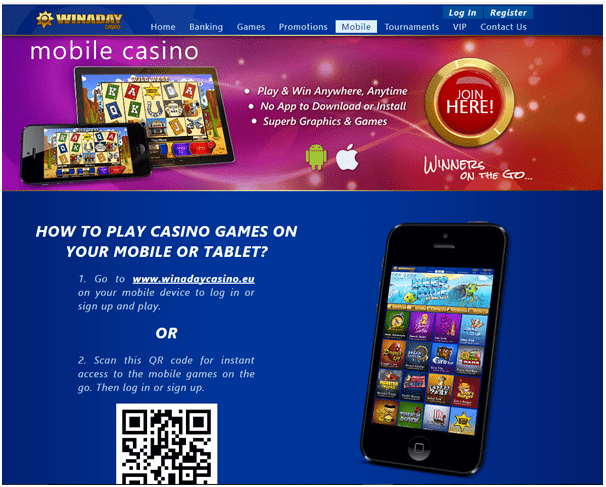 Win a day casino- Play mobile games