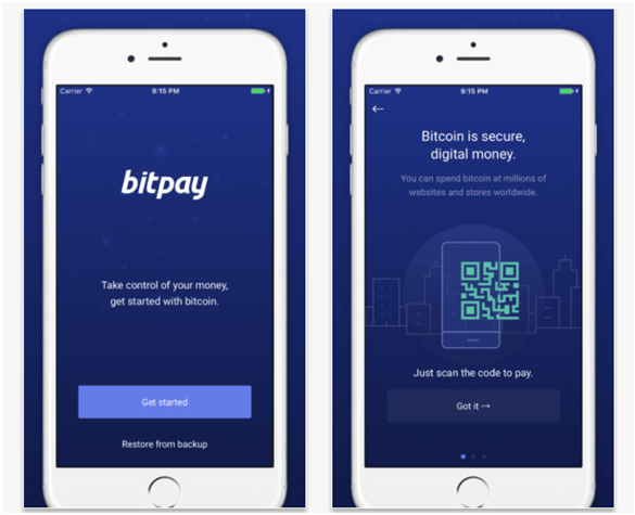 Bitpay app