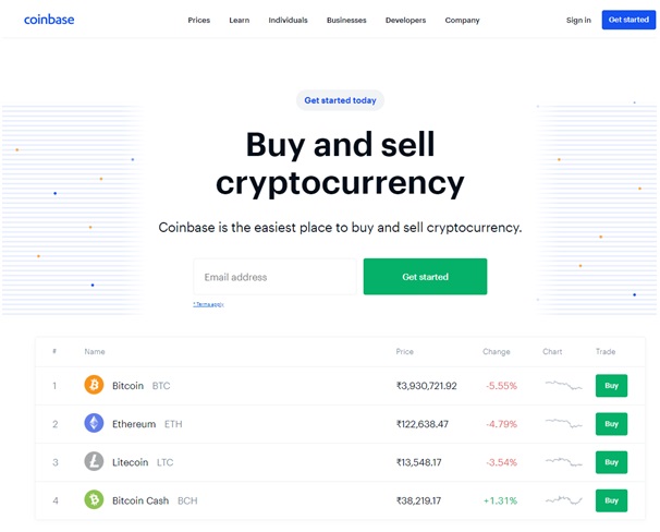 Coinbase exchange