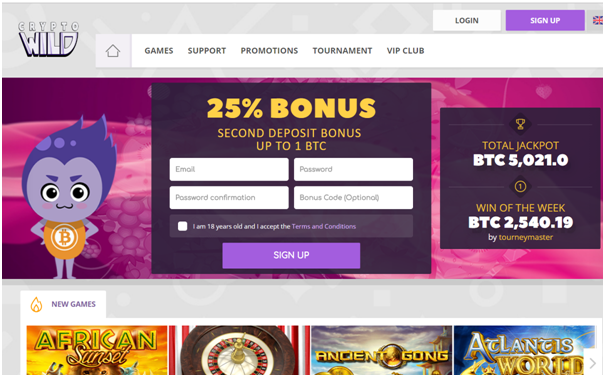 Cryptowild casino