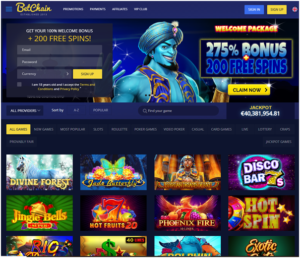 Betchain casino no deposit bonus codes