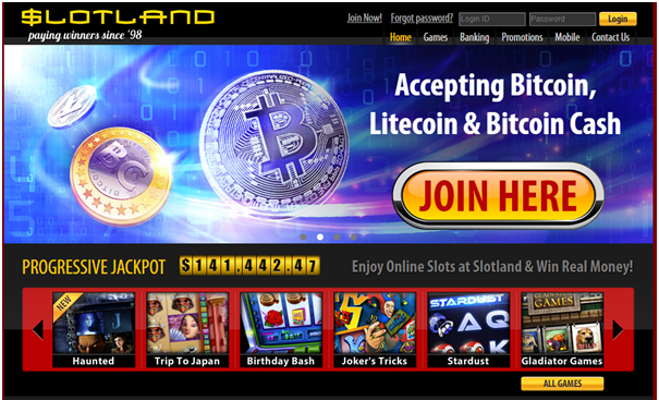 Slotland Bitcoin Casino