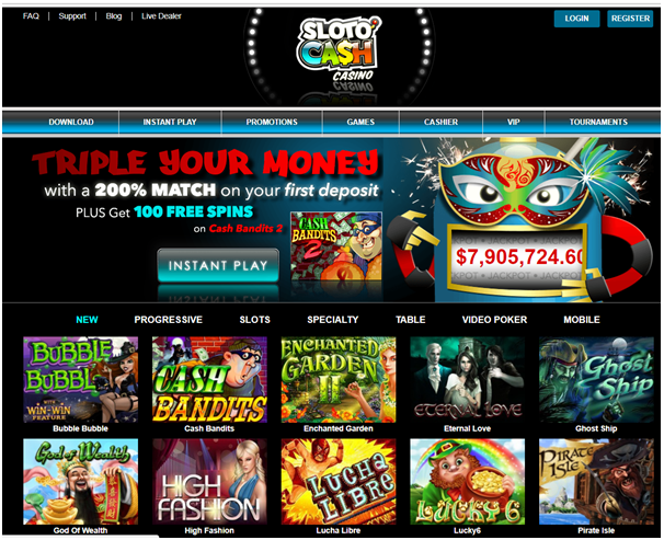 Slotocash Casino Games