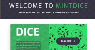 Mint Dice- The new Bitcoin Casino to play slots in 2020