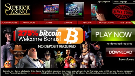 Superior Bitcoin Casino 