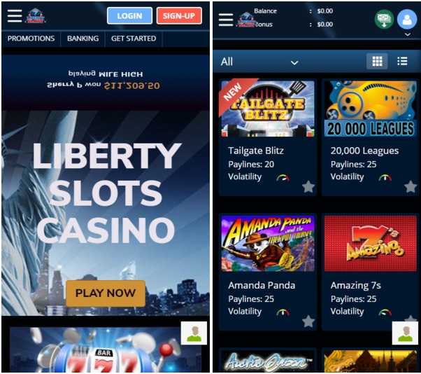 Play Instant Games at Liberty Slots with your mobile