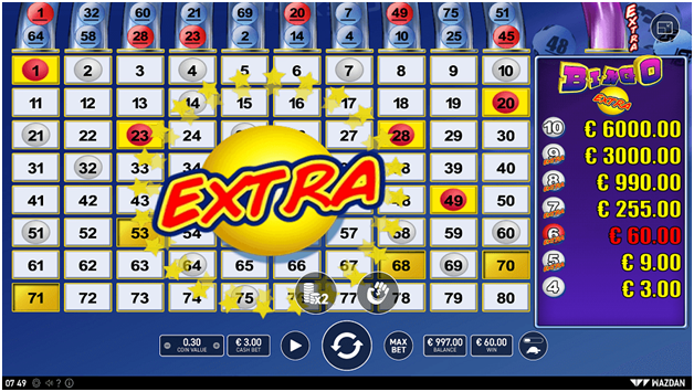 Extra Bingo game to play with Bitcoins
