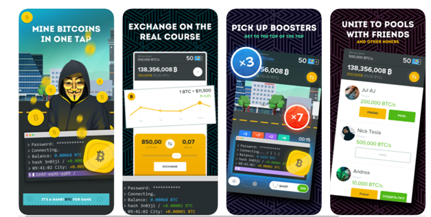 The Crypto games- Get Bitcoins app