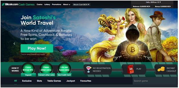 Cashgames Bitcoin Cash Casino