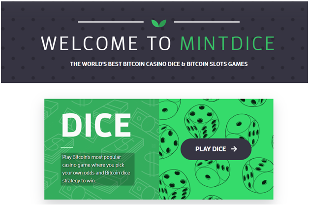 Six Online Casinos That Accept Bitcoin Cash- Mint Dice