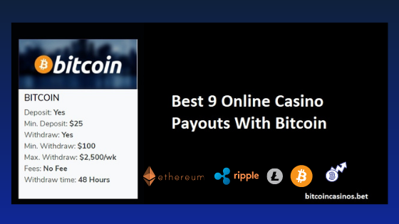 Best 9 Online Casino Payouts with Bitcoin
