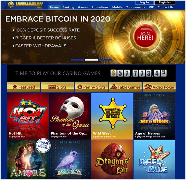 Online casino Bitcoin withdrawal- Win A Day Casino