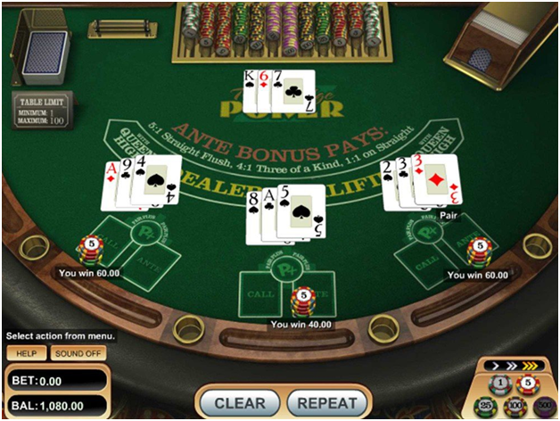 How to play Triple Edge Poker with Bitcoins