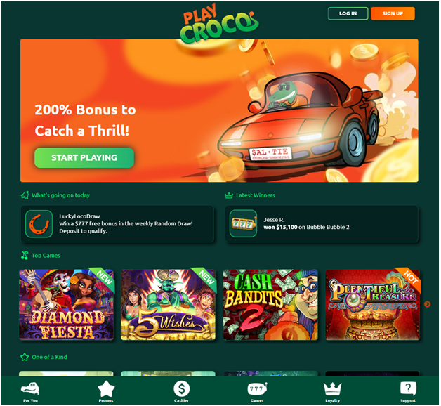 Play Croco Casino Poker