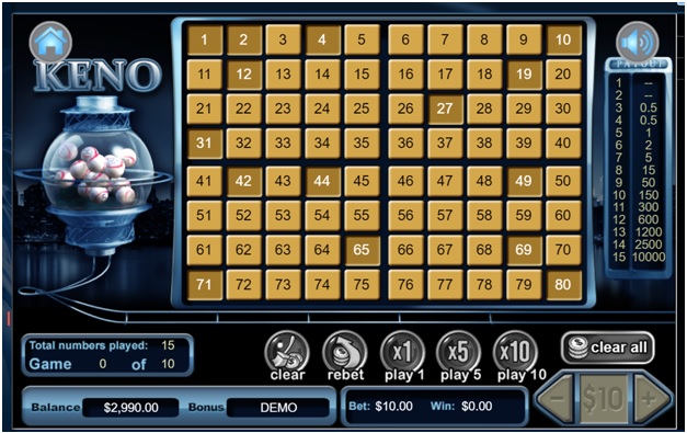 How to play Keno at Liberty Slots Online Casino with Bitcoins